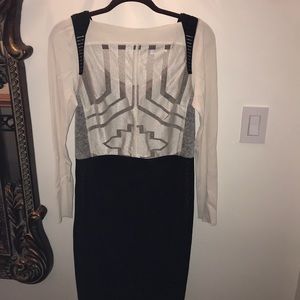 Byron Lars long sleeve dress NWT size 10